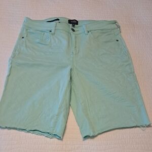 NYDJ Women's Mint Green Bermuda Shorts